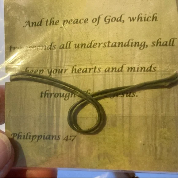 Copper Bracelet hope, faith, love - Picture 7 of 7